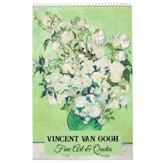 Vincent van Gogh Kunst & Citaten Kalender (Hoes)