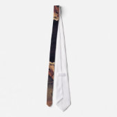 Vincent van Gogh - kunst met rode en witte koolsto Stropdas (Achterkant)
