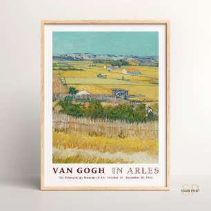 Vincent van Gogh La Crau in de buurt van Arles Art Poster