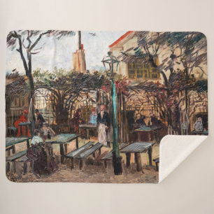 Vincent Van Gogh - La Guinguette op Montmartre Sherpa Deken