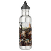 Vincent Van Gogh - La Guinguette op Montmartre Waterfles (Links)