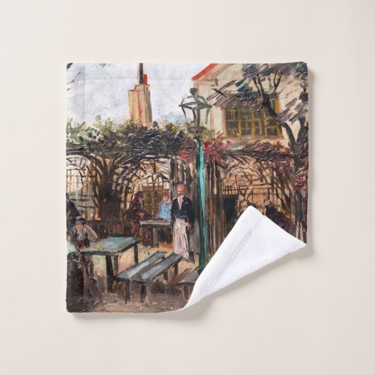 Vincent Van Gogh - La Guinguette sur Montmartre (Gant de toilette)