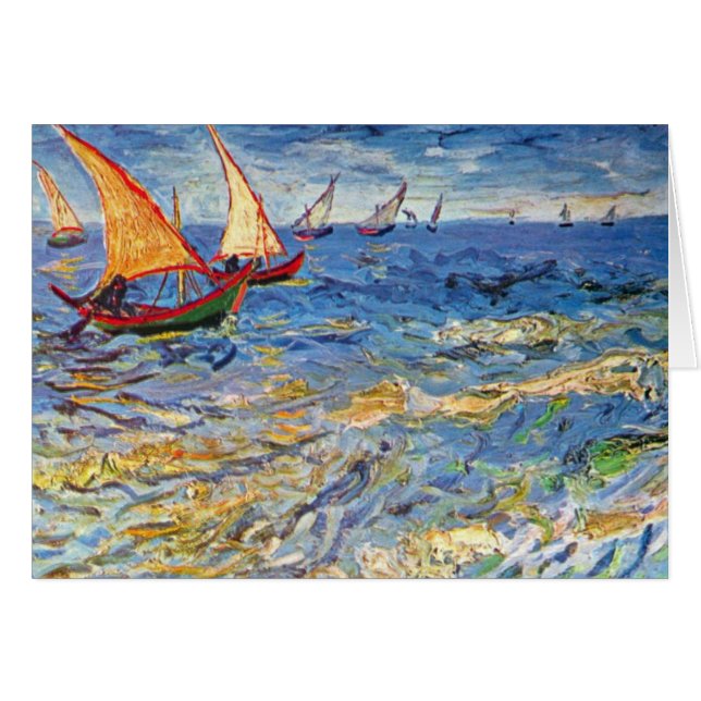 Vincent Van Gogh - La Mer Aux Saintes Maries (Devant horizontal)