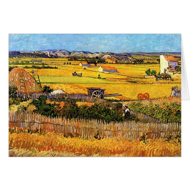 Vincent Van Gogh - La moisson à La Crau Beaux-Arts (Devant horizontal)