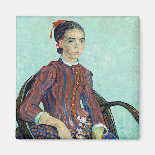 Vincent van Gogh - La Mousme Magneet (Voorkant)