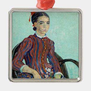 Vincent van Gogh - La Mousme Metalen Ornament