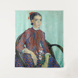 Vincent van Gogh - La Mousme Wandkleed