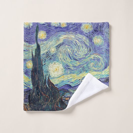 Vincent Van Gogh/ La Nuit étoilée (Gant de toilette)