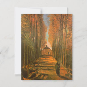 Vincent van Gogh - Laan met populieren in herfst