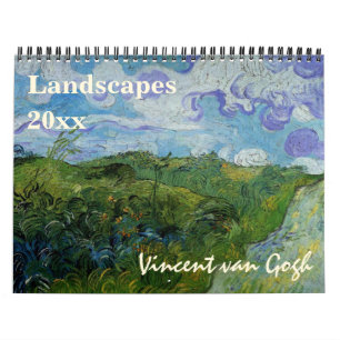 Vincent van Gogh Landscapes Fine Art Kalender