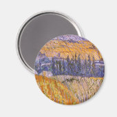 Vincent van Gogh - Landschap bij Auvers in de rege Magneet (Voorkant / Achterkant)