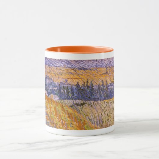 Vincent van Gogh - Landschap bij Auvers in de rege Mok (Midden)