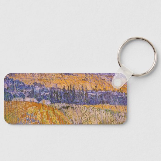 Vincent van Gogh - Landschap bij Auvers in de rege Sleutelhanger (Voorkant)