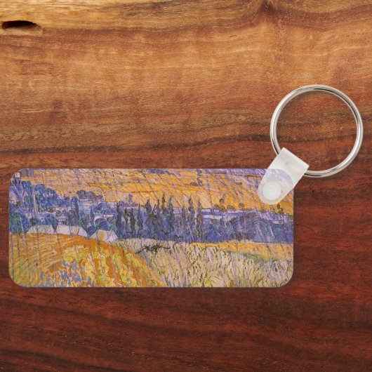 Vincent van Gogh - Landschap bij Auvers in de rege Sleutelhanger (Voorkant)