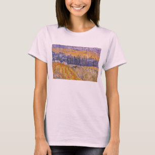 Vincent van Gogh - Landschap bij Auvers in de rege T-shirt
