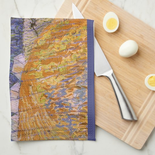 Vincent van Gogh - Landschap bij Auvers in de rege Theedoek (Quarter Fold)