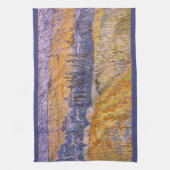 Vincent van Gogh - Landschap bij Auvers in de rege Theedoek (Verticaal)