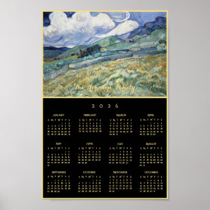 Vincent Van Gogh Landschap Frankrijk 2026 Kalender Poster