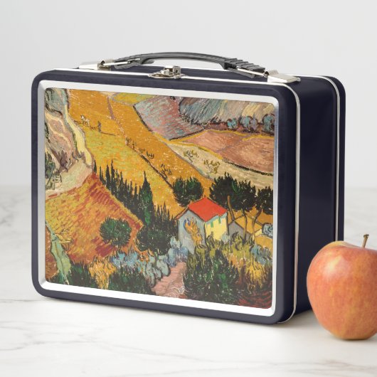 Vincent van Gogh - Landschap, Huis en ploegenman (In situ)