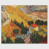 Vincent van Gogh - Landschap, Huis en ploegenman Cadeaupapier (Vlak)