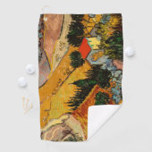 Vincent van Gogh - Landschap, Huis en ploegenman Golfhanddoek (Insitu)