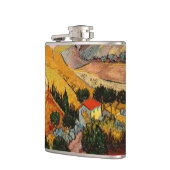 Vincent van Gogh - Landschap, Huis en ploegenman Heupfles (Links)