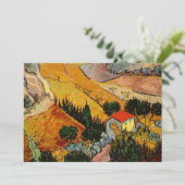 Vincent van Gogh - Landschap, Huis en ploegenman Kaart (Staand voorkant)
