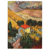Vincent van Gogh - Landschap, Huis en ploegenman Klembord (Achterkant)
