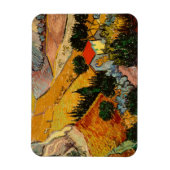 Vincent van Gogh - Landschap, Huis en ploegenman Magneet (Verticaal)