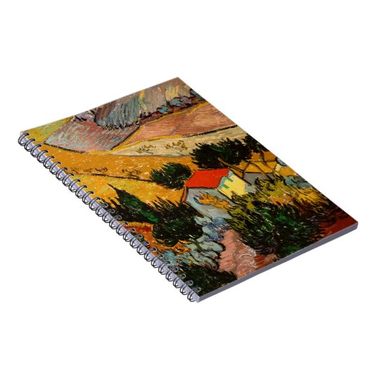 Vincent van Gogh - Landschap, Huis en ploegenman Notitieboek (Rechterzijde)