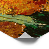 Vincent van Gogh - Landschap, Huis en ploegenman Poster (Hoek)