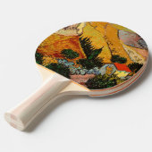 Vincent van Gogh - Landschap, Huis en ploegenman Tafeltennisbatje (Voorkant Gekanteld)