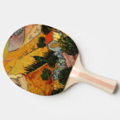Vincent van Gogh - Landschap, Huis en ploegenman Tafeltennisbatje (Zijkant)