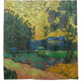Vincent van Gogh - Landschap in Twilight Douchegordijn (Voorkant)