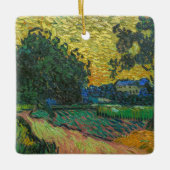 Vincent van Gogh - Landschap in Twilight Keramisch Ornament (Voorkant)
