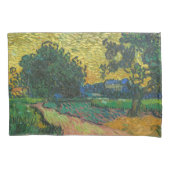 Vincent van Gogh - Landschap in Twilight Kussensloop (Voorkant)