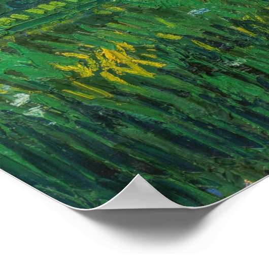 Vincent van Gogh - Landschap in Twilight Poster (Hoek)