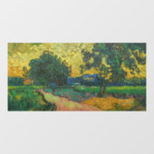 Vincent van Gogh - Landschap in Twilight Raamsticker (Vel)