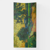 Vincent van Gogh - Landschap in Twilight Spandoek (Verticaal)