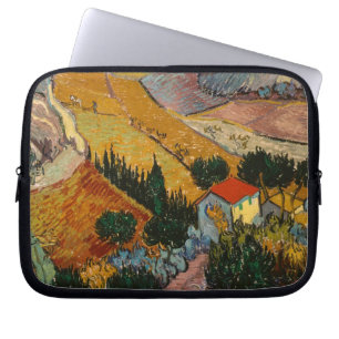 Vincent van Gogh   Landschap met House & Plowman Laptop Sleeve