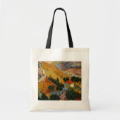 Vincent van Gogh | Landschap met House & Plowman Tote Bag (Voorkant)