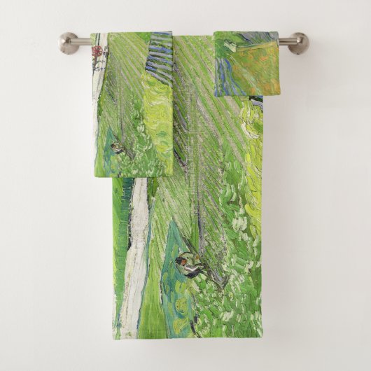 Vincent van Gogh - Landschap met vervoer en trein Bad Handdoek (Insitu)