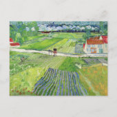 Vincent van Gogh - Landschap met vervoer en trein Briefkaart (Voorkant)