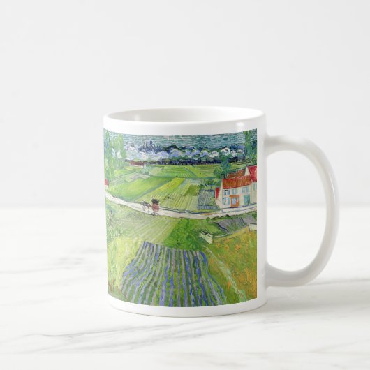 Vincent van Gogh - Landschap met vervoer en trein Koffiemok (Rechts)