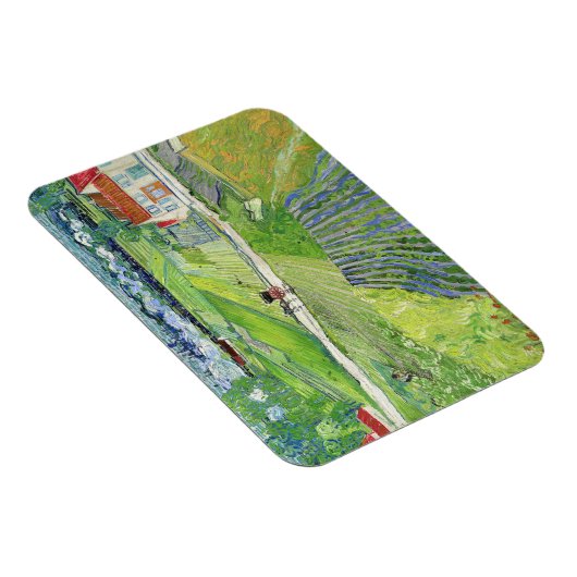 Vincent van Gogh - Landschap met vervoer en trein Magneet (Rechterzijde)