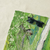 Vincent van Gogh - Landschap met vervoer en trein Strandlaken (In situ)