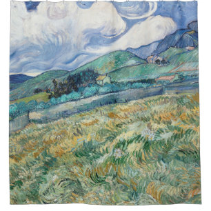 Vincent Van Gogh - Landschap van Saint-Remy Douchegordijn