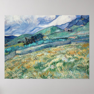 Vincent Van Gogh - Landschap van Saint-Remy Poster