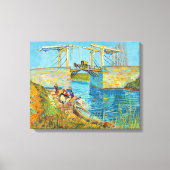 Vincent van Gogh - Langlois Bridge in Arles #1 Canvas Afdruk (Voorkant)