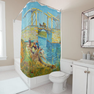 Vincent van Gogh - Langlois Bridge in Arles #1 Douchegordijn
